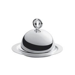 Individual Butter Dish With Cover 'Latitude' by Ercuis, Silver Plated