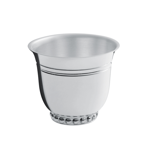 Perles Egg Cup by Ercuis, Silver Plated