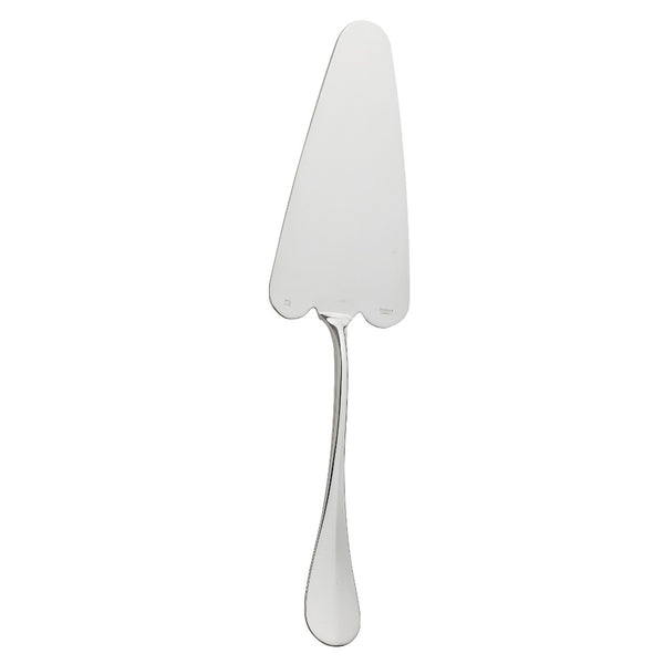 Ercuis Baguette silver-plated pie and cake server with triangular blade and polished handle.