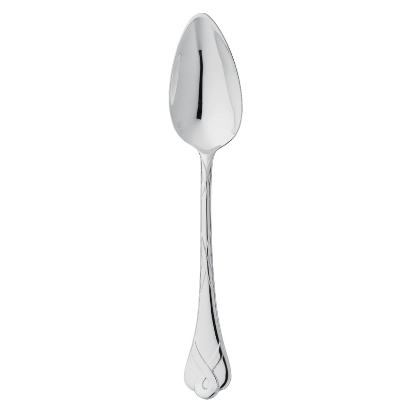 Silver-plated Paris dinner spoon polished finish by Ercuis.