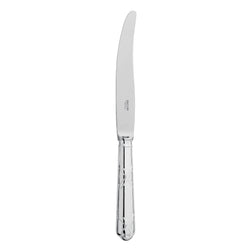 Silver-plated dinner knife with ruban croisé motif, Paris collection by Ercuis.