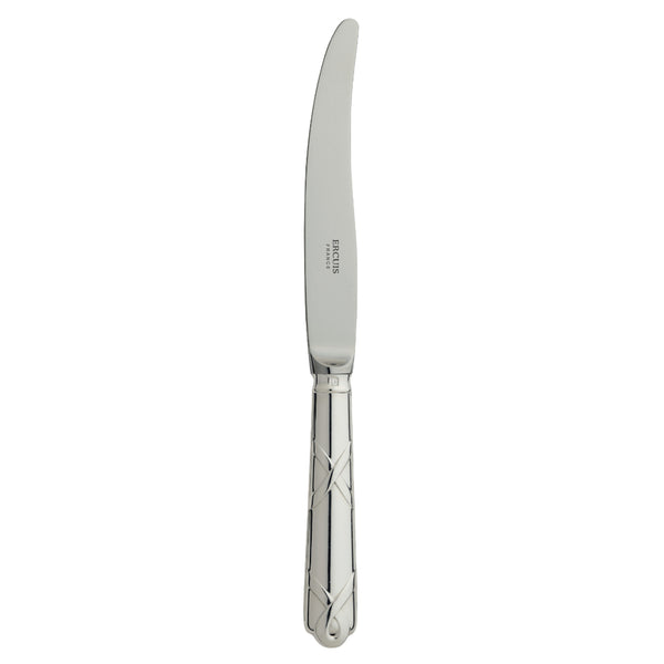 Silver-plated dessert knife with polished handle, Paris collection.