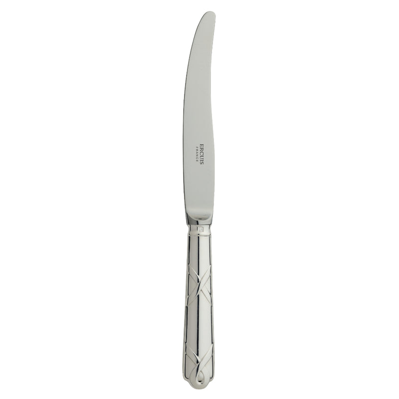 Silver-plated dessert knife with polished handle, Paris collection.
