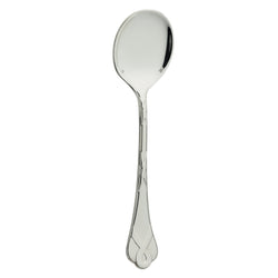 Silver-plated ice cream spoon with rounded bowl, Paris collection by Ercuis.