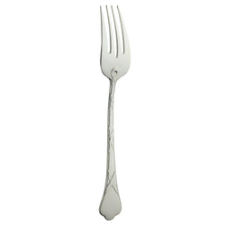 Elegant French design serving fork for refined dining service.