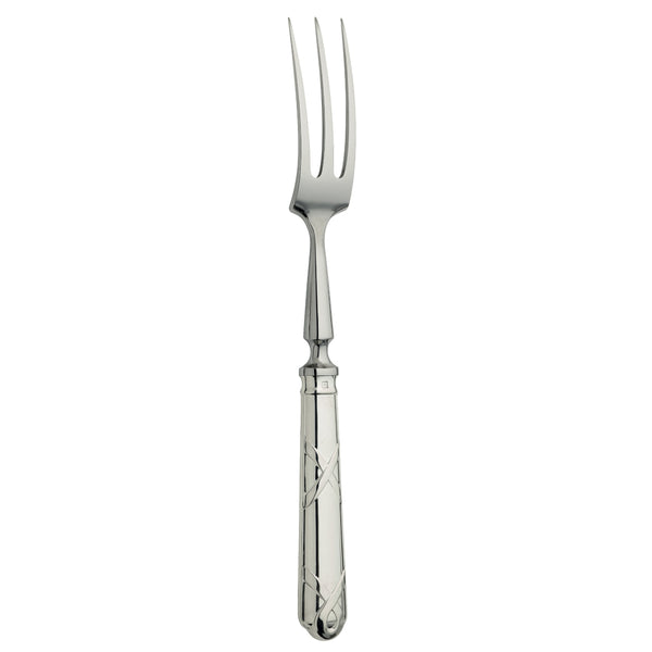 Paris silver-plated carving fork with French design by Ercuis.
