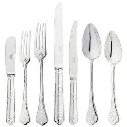 Luxury Paris silver-plated cutlery set by Ercuis polished finish.