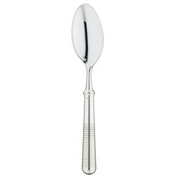 Silver-plated Transat dessert spoon with engraved handle by Ercuis.