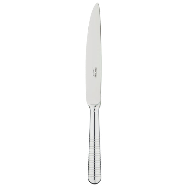 Transat silver-plated dessert and starter knife with engraved handle by Ercuis.