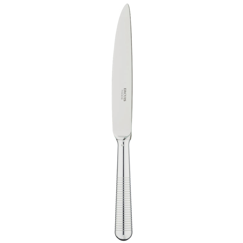 Transat silver-plated dessert and starter knife with engraved handle by Ercuis.