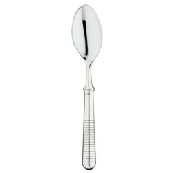 Transat silver-plated after-dinner tea spoon with engraved handle by Ercuis.