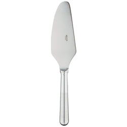 Transat silver-plated cake server sharp with broad blade and engraved handle by Ercuis.