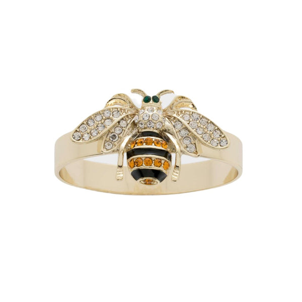 Skinny Stripey Bee Napkin Rings by Joanna Buchanan | Set of 4
