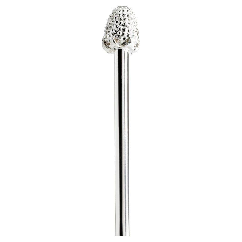 Silver Plated Jam Spoon "Raspberry" by Sonja Quandt