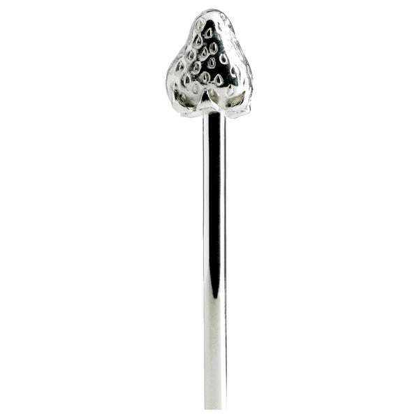 Silver Plated Jam Spoon "Strawberry" by Sonja Quandt