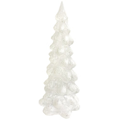 Christmas Glass Tree in Glittery White by SHISHI 30cm