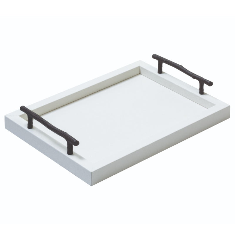 Rectangular Leather Tray 'Chaumont' Standard, Small by Pigment France