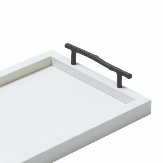 Rectangular Leather Tray 'Chaumont' Standard, Small by Pigment France