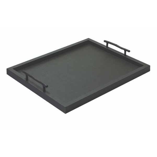 Rectangular Leather Tray 'Chaumont' Standard, Large by Pigment France