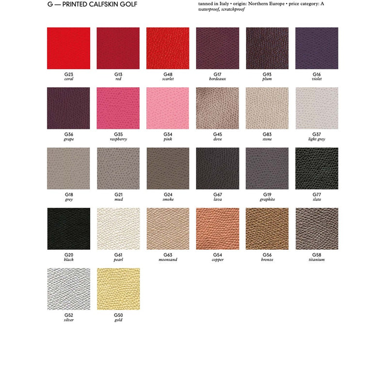 Rectangular Leather Tray 'Chaumont' Standard, Small by Pigment France