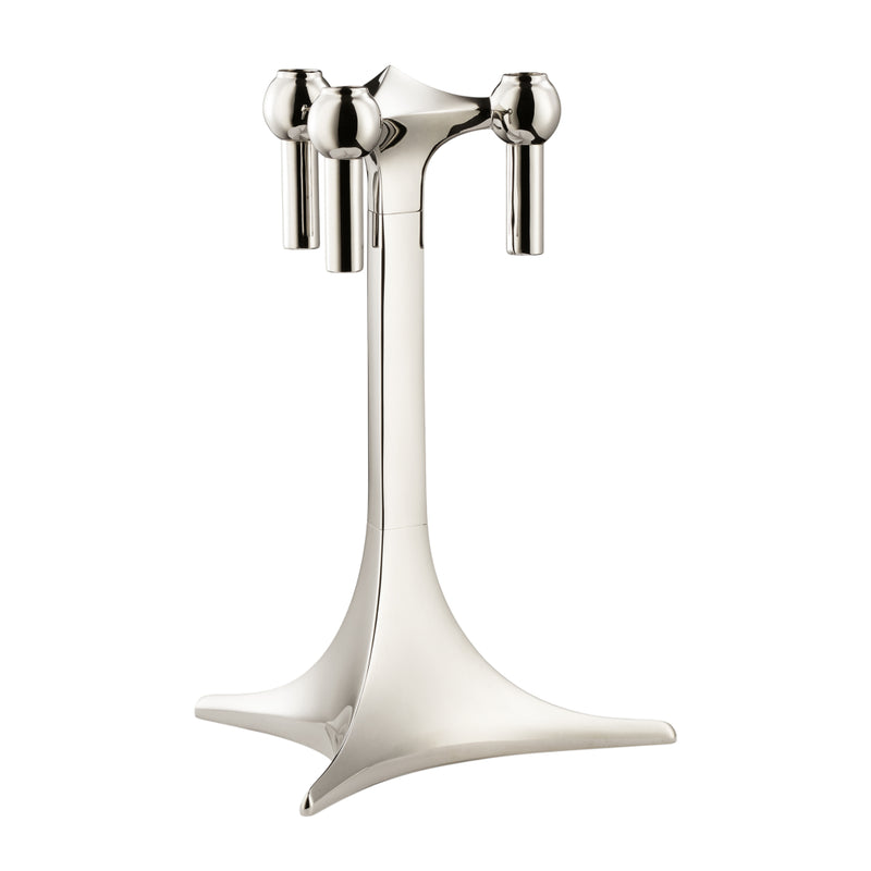 Stoff Nagel Candle Stand in Chrome