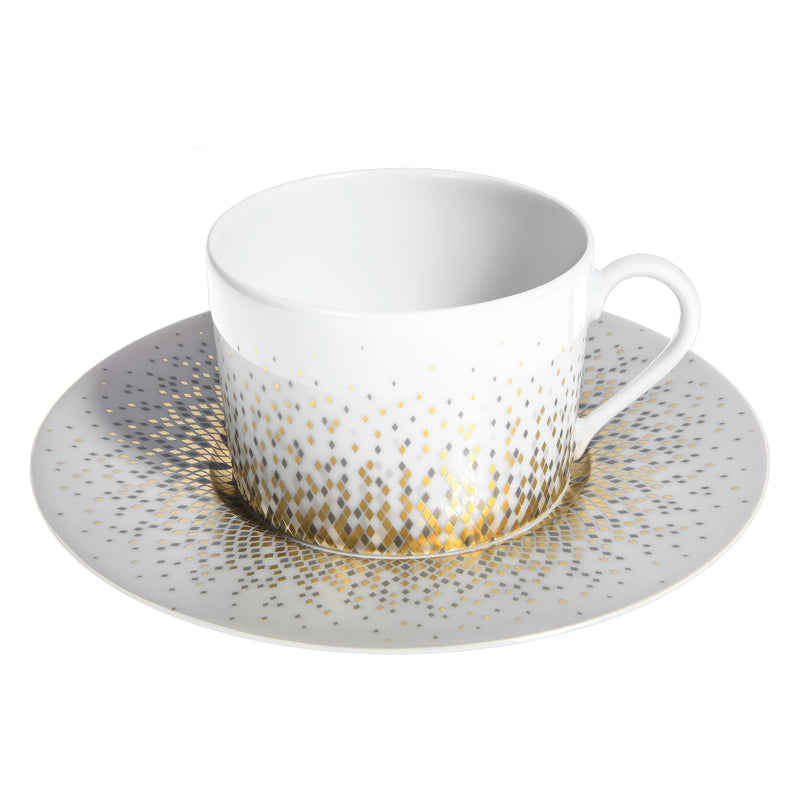Tea Cup & Saucer - Souffle d'Or