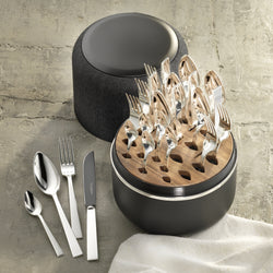 The Box in Black with Riva Cutlery by Robbe & Berking