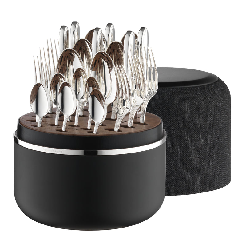The Box in Black with Belvedere Cutlery by Robbe & Berking