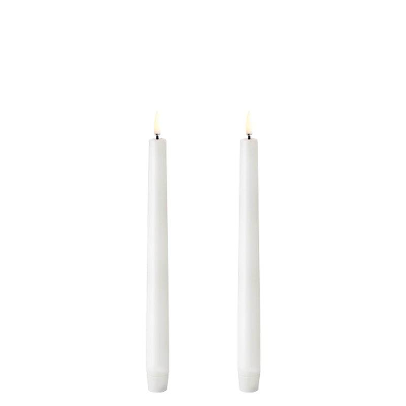 LED Taper Candle in White by Uyuni Lighting (Set of 2 Pieces)