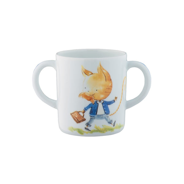 Raynaud baby cup no 2 les petits parisiens porcelain fox illustration