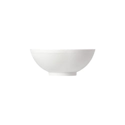 Stella Satin White medium 15.5cm velvety matte porcelain bowl by SIEGER by FÜRSTENBERG, handcrafted in Germany for elegant dining.