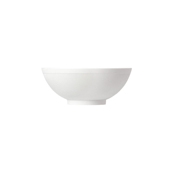 Stella Satin White medium 15.5cm velvety matte porcelain bowl by SIEGER by FÜRSTENBERG, handcrafted in Germany for elegant dining.