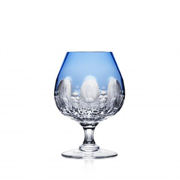 Luxury Brandy Glass in Sky Blue Crystal – Captiva by Varga Crystal