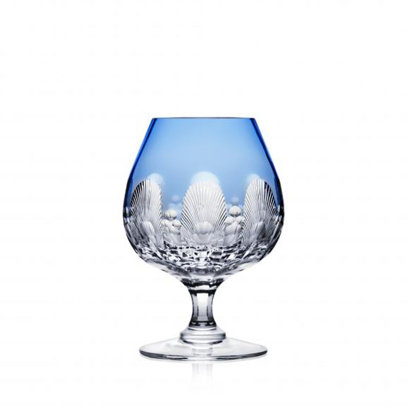Luxury Brandy Glass in Sky Blue Crystal – Captiva by Varga Crystal