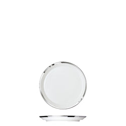 My China Treasure Platinum porcelain bread plate by SIEGER by FÜRSTENBERG, 99% pure platinum detailing, handcrafted in Germany for refined dining.
