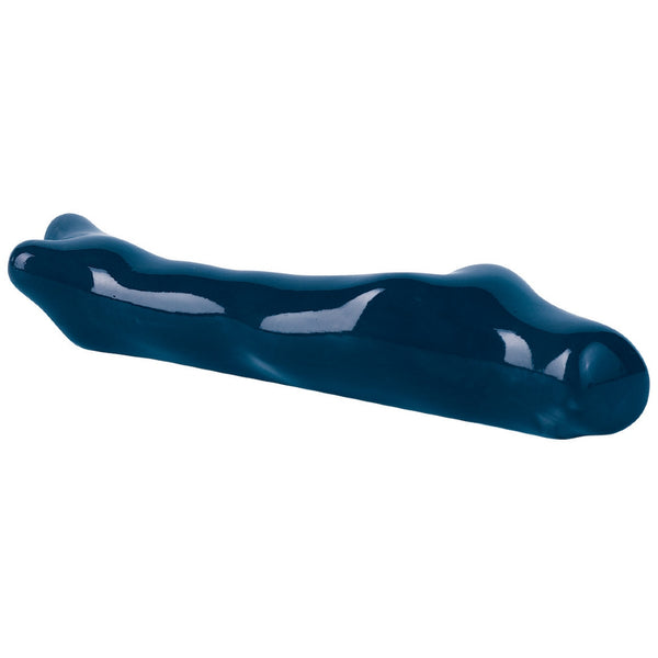Chopstick Rest Cristobal Marine porcelain by Raynaud in deep marine blue coral-inspired design
