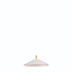 Cloche for Soup Cup Carlo Este by FÜRSTENBERG in fine porcelain with golden detailing and mosaic-inspired design by Carlo Dal Bianco.