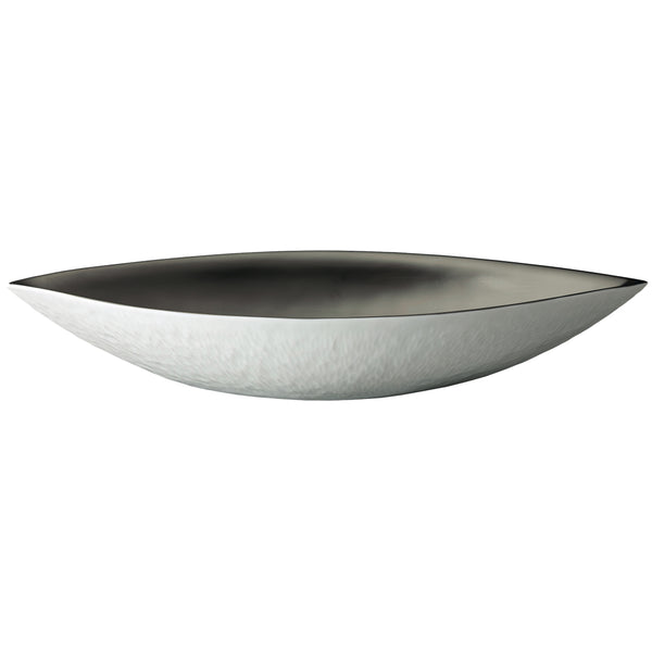 Raynaud Minéral Platinum 23cm porcelain deep dish with full platinum interior crafted in Limoges