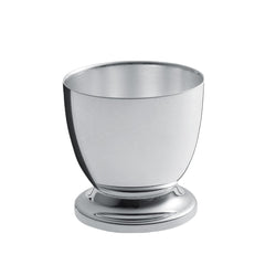 Silver-plated egg cup Mistral by Ercuis on white background