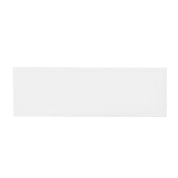 white long runner in linen on white background