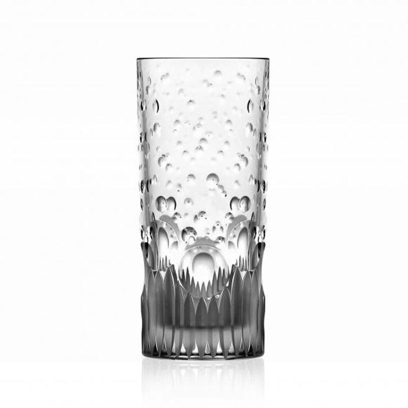 Luxury Highball Glass Crystal with Sparkling Cut Design – Milano by Varga Crystal
