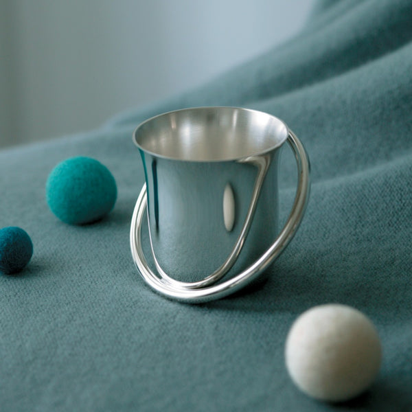 Fancy Houpla Silver Plated Baby Cup by Ercuis – Luxury Gift