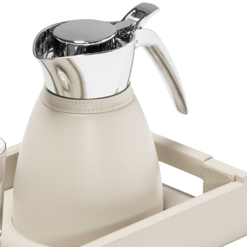 Close-up 'Beaubourg' Tray Set with Water Carafe 'Vincennes' 0.6L by Pigment France