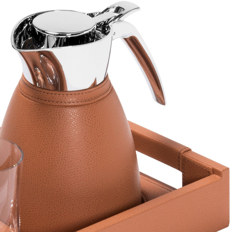 ‘Beaubourg’ Tray Set with Carafe & Glasses – Pigment Closeup