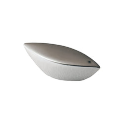 Raynaud Minéral Platinum porcelain pepper shaker with platinum top and sculptural form made in Limoges