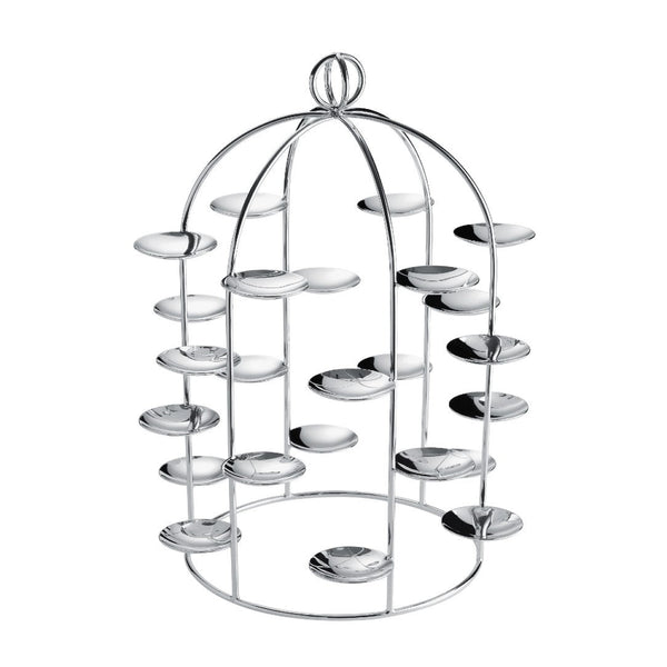 Ercuis Petit Fours Macarons Stand | 24 Silver Dishes