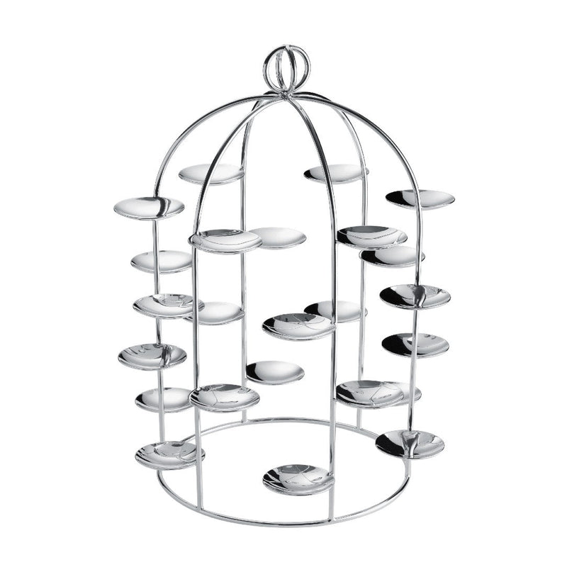 Ercuis Petit Fours Macarons Stand | 24 Silver Dishes