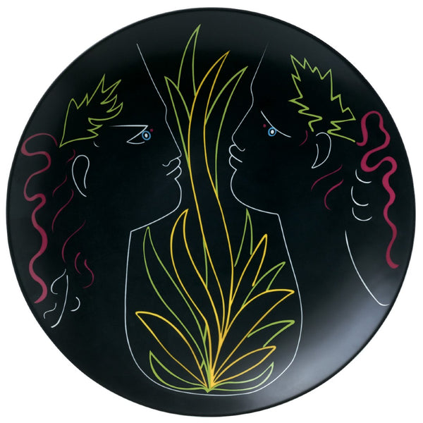 Presentation Plate 'Orphée et Eurydice' Jean Cocteau by Raynaud