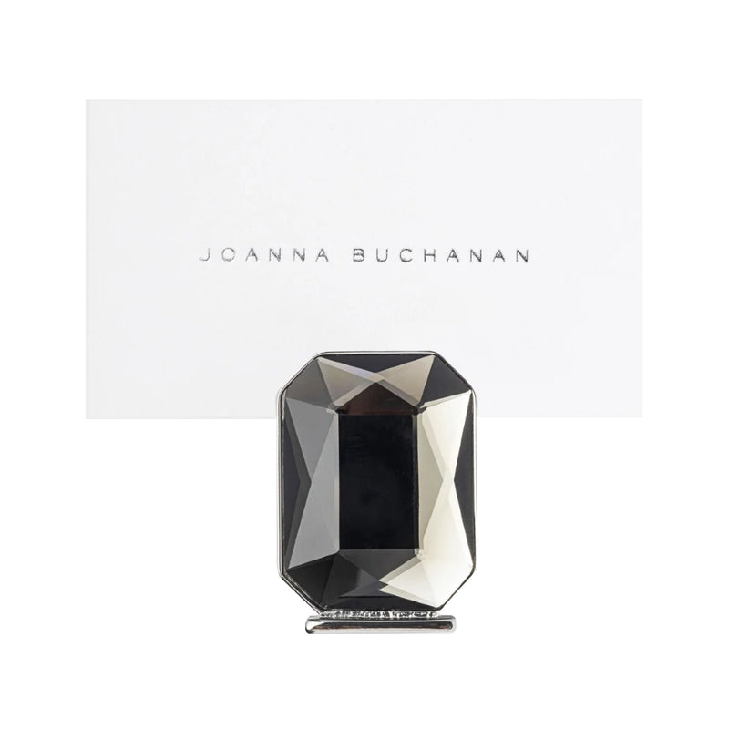 Single Gem Place Card Holders, Grey by Joanna Buchanan