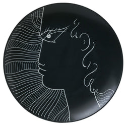 Raynaud porcelain starter and dessert plate Le Gabier de Vigie Jean Cocteau